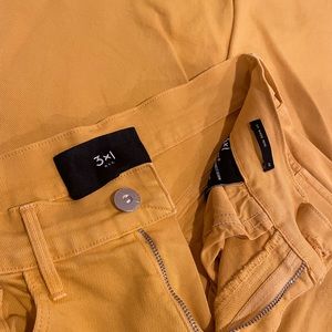 Mustard Yellow 3x1 NYC Retro Jeans